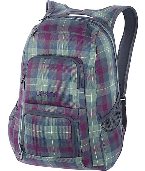 Dakine Jewel Tartan Plaid Backpack Zumiez