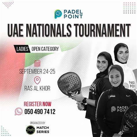 Ladies Open Category Uae Nationals Tournament In Padel Point Wecourts