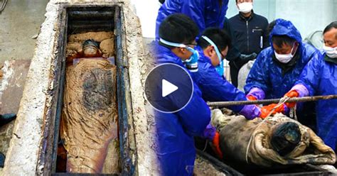 700 Year Old Mummy Was Found 2 Meters Below The Road Surface We