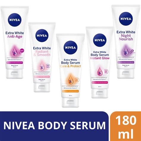 Jual Nivea Extra White Body Serum Care Protect Instan Glow Night