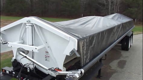 Roll Rite 550sdx System For Side Dumps Solid Tarp Youtube