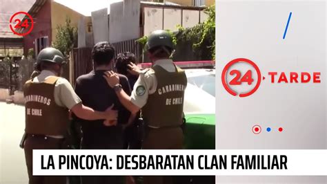 La Pincoya Desbaratan clan familiar que vendía drogas 24 Horas TVN