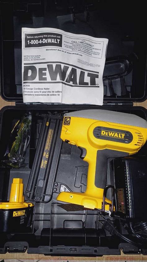Пистолет монтажный (гвоздезабивной) DeWalt DC608. Новый. Мексика: 10 ...