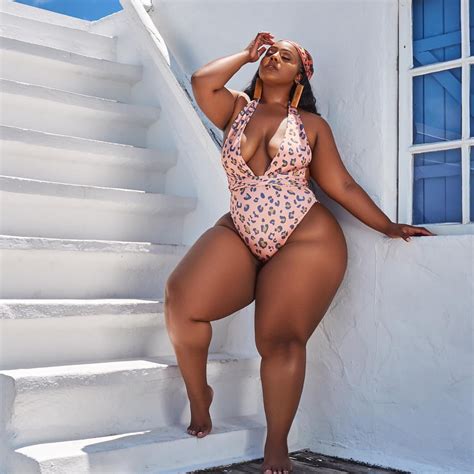 Plus Sized South African Lady Flaunts Her Curves In A Swimsuit Report