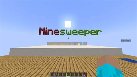 Minesweeper In Minecraft V11 Minecraft Map