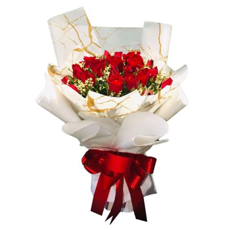 Send Two Dozen Of Red Roses Bouquet To Philippines Delivery Two Dozen