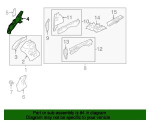 F Aama Upper Rail Nissan Murano Nissan Parts