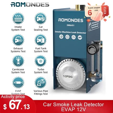 Romondes Sm Smoke Leak Detector Evap Smoke Machine Automotive Leak