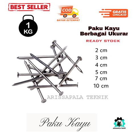 Jual 1 Kg Paku Kayu Triplek Balok Kaso 2cm 3cm 4cm 5cm 7cm 10cm Harga