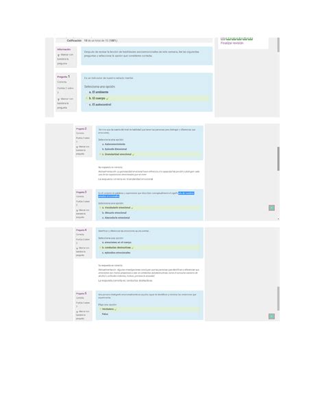 Módulo 3 Semana 3 Cuestionario Socioemocional Prepa En Linea Studocu