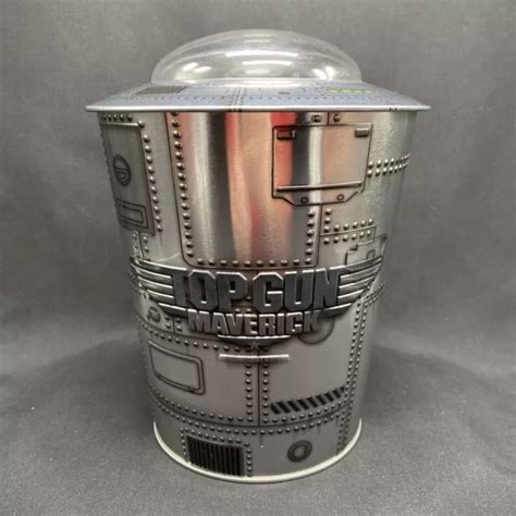 TOP GUN MAVERICK 2021 AMC Theaters Jet Plane Popcorn Tin Bucket W/Lid ...