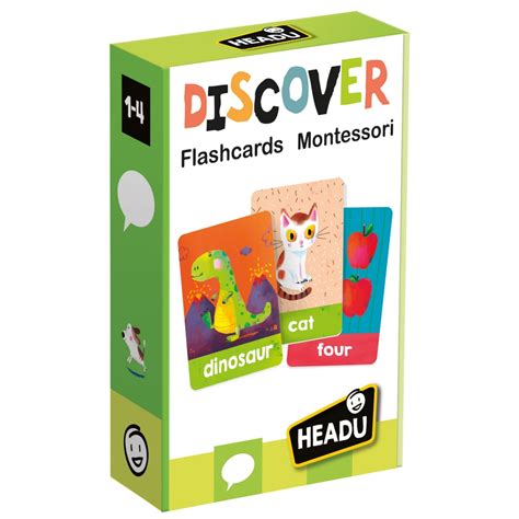 Educational Game Headu Montessori Flash Cards Find And Sort