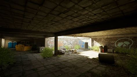 Unreal Engine 5 Realistic Ruined Building Walkthrough In The Style Of