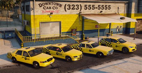 Gta V Taxi Car Pack 4 Cars Fivem Ready Optimized Etsy Hong Kong