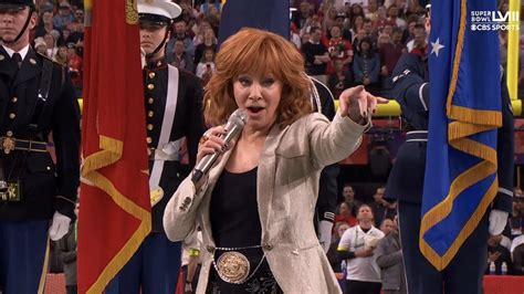 Watch Reba McEntire’s national anthem performance at the Super Bowl