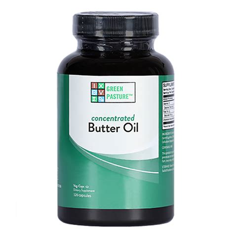 Green Pasture Concentrated Butter Oil-- 120 capsules
