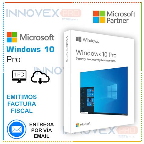 Windows 10 Pro Licencia OEM 1 PC INNOVEXPRO