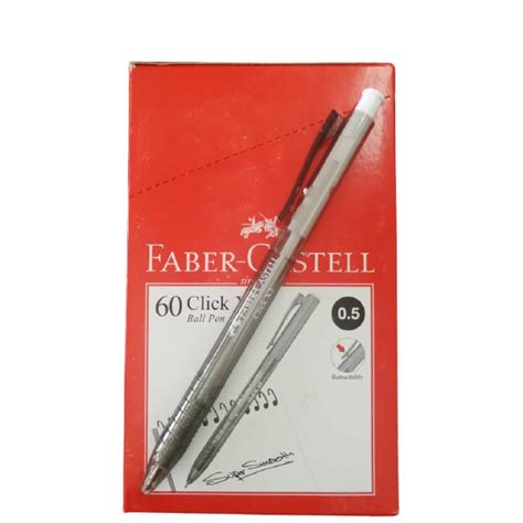 Faber Castell Click X Ball Pen Click X5 0 5mm Black Shopee Malaysia