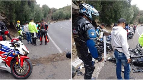 Motociclistas Protagonizan Accidente M Xico Cuernavaca Hay Tres