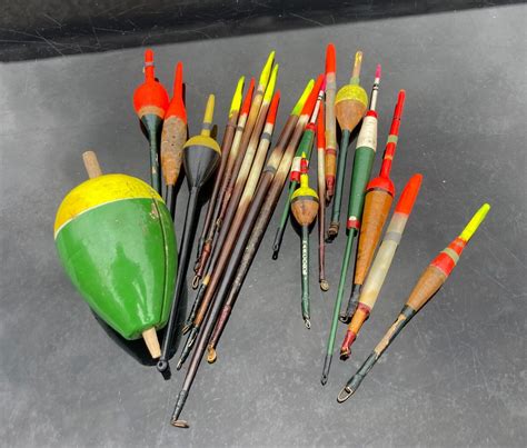 Job Lot Of Oldvintage Collectors Fishing Floats Inc Harcork Ebay