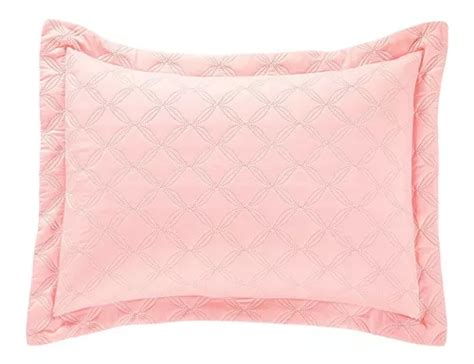 Funda Para Almohada Std Neo Capitonado Ultrasonico Concord Rosa Beige