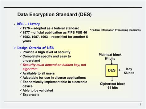 Ppt Lect Data Encryption Standard Powerpoint Presentation Free