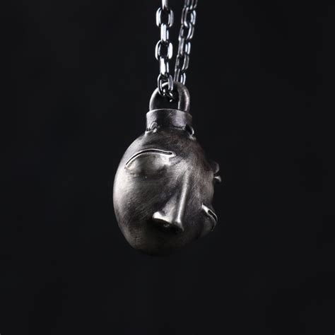 Silver 925 Behelit Pendant Beherit Necklace Griffith Cosplay - Etsy Canada