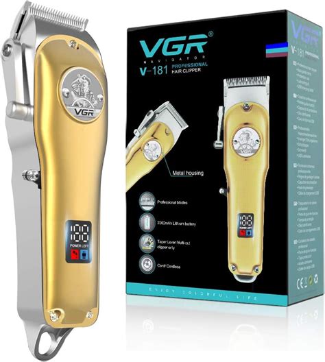 VGR V 181 Tondeuse à cheveux professionnelle pour homme avec câble USB