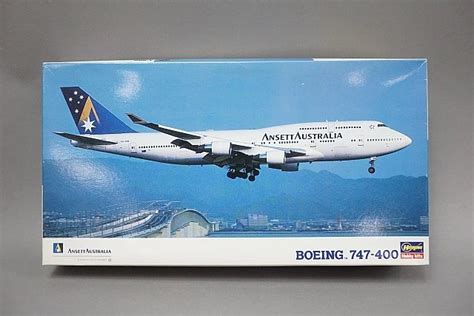 【やや傷や汚れあり】★ Hasegawa ハセガワ 1200 アンセット・オーストラリア航空会社 Boeing ボーイング 747 400