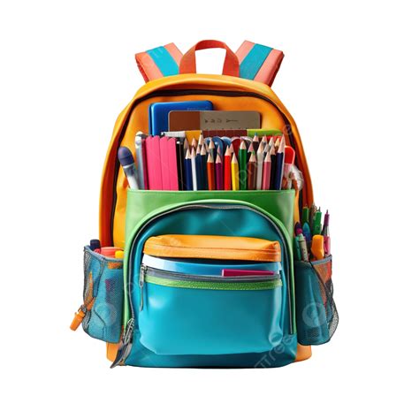 School Backpack Cutout School Backpack Bag Png Transparent Image And