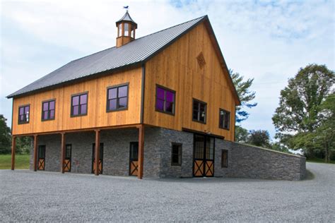 Newly Designed Bank Barn Stable Style