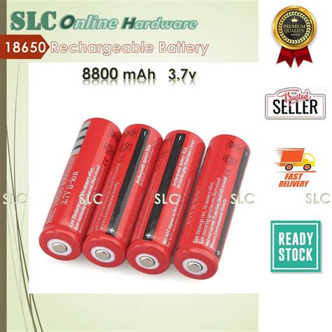 SLC Vimaz 8800mAH 18650 3 7v 4 2v Rechargeable Battery X 1PC Shopee