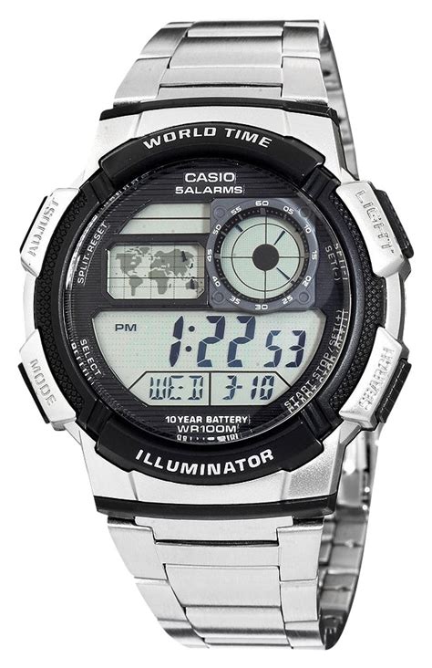 Customer Reviews: Casio Men's Digital Sport Watch Stainless Steel AE1000WD-1AV - Best Buy