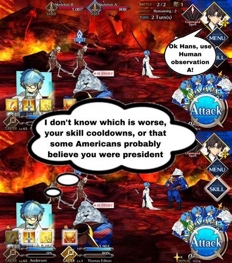 Hans observing every servant in fgo day 61 - Thomas Edison : r/grandorder