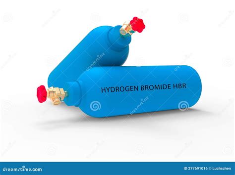 Hydrogen Bromide Is A Colorless Gas That Is Used As A Reducing Agent Stock Illustration