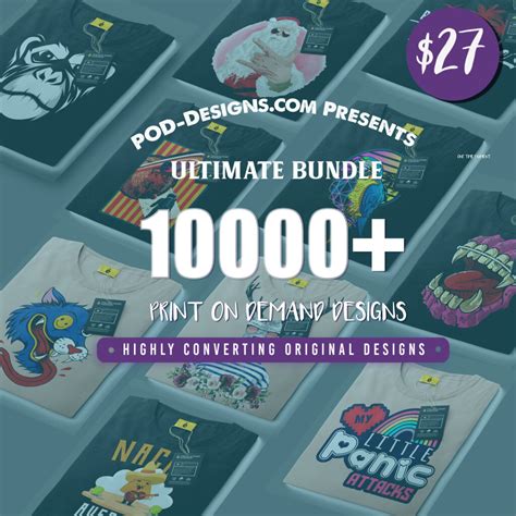 Limited Bundle 10000+Designs - pod-designs.com