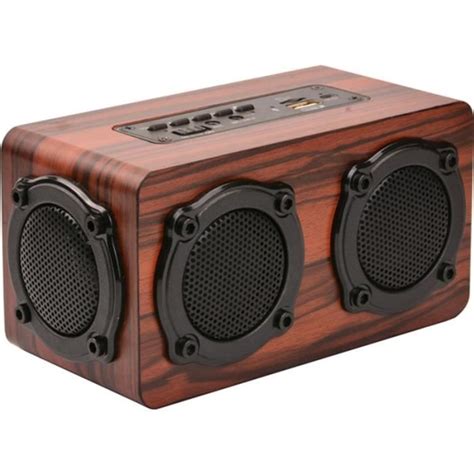 En Bois Haut Parleur Bluetooth Sans Fil En Bois Classique Avec