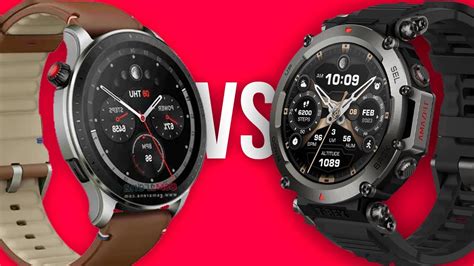 Comparativo AMAZFIT GTR 4 vs T REX ULTRA Quais as diferenças Qual