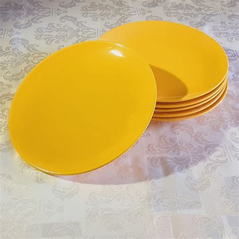 Prato Raso Jantar Amarelo Porcelana 27cm Mercado Livre