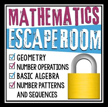 High School Math Escape Room By Limitless Lessons Tpt