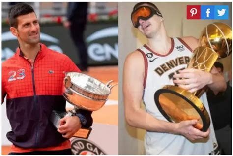 Le Mvp Nikola Jokic Plaisante Avec Novak Djokovic Apr S Avoir Remport