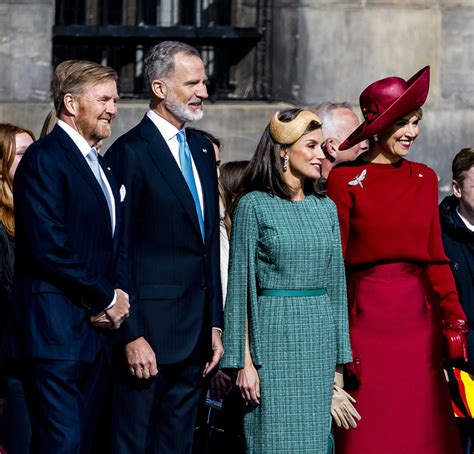 The King and Queen of Spain at Dam Square in Amsterdam