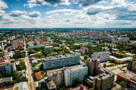 Нижний Новгород с высоты птичьего полета