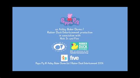 Peppa Pig Credits Season 2 2007 YouTube