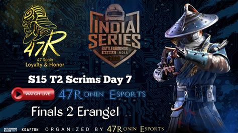 Prize Pool 350 Final Day 2 T2 Scrims 47 Ronin Esports YouTube