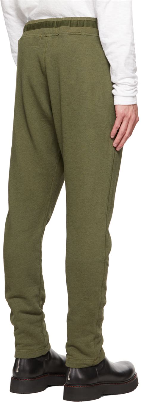 Greg Lauren Green New Sweat Lounge Pants Greg Lauren