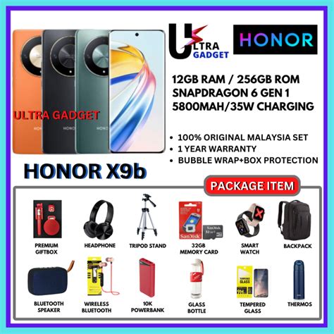 Honor X9b 5G [ 12GB+256GB ] Original Honor Malaysia | Lazada