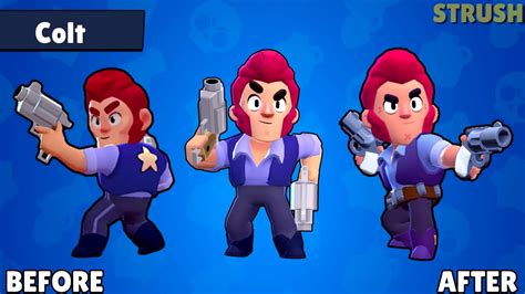 Brawlers Evolution Brawl Stars Old Vs New 3 Youtube