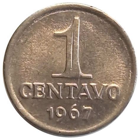 1 Centavo De Cruzeiro Novo Brasil 1967 FC REF 287