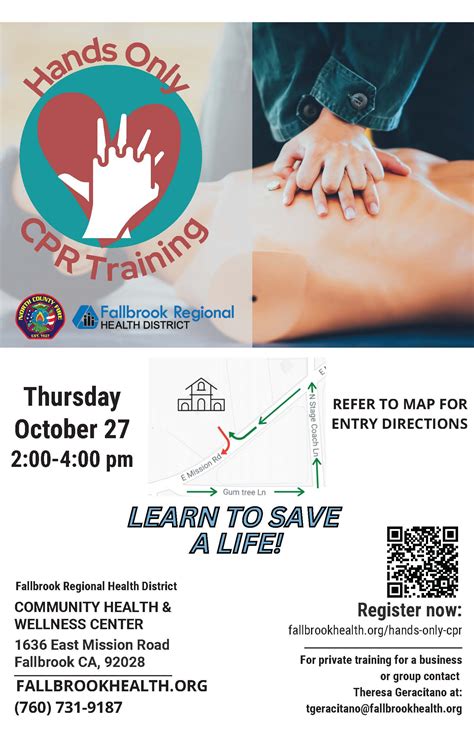 Hands Only Cpr Training Fallbrook Chamber Of Commerce